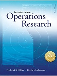 Introduction to Operations Research 10th Edition by Frederick S. Hillier