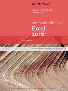 New Perspectives Microsoft Office 365 And Excel 2016 - 1st Edition ...