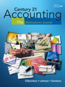 Century 21 Accounting: Multicolumn Journal 11th Edition by Claudia Bienias Gilbertson, Debra Gentene, Mark W Lehman