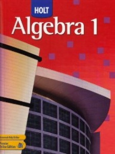 Holt Algebra 1: Student Edition 1st Edition by Bert K Waits, Dale G. Seymour, David J. Chard, Earlene J. Hall, Edward B. Burger, Freddie L. Renfro, Paul A. Kennedy, Steven J. Leinwand