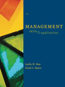 Management - 13th Edition - Solutions and Answers | Quizlet