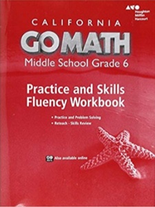 Go Math!: Practice Fluency Workbook Grade 6 1st Edition by Holt McDougal