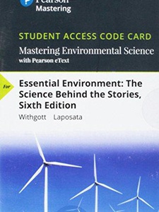 Essential Environment: The Science Behind the Stories - 6th Edition