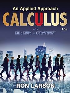 Calculus: An Applied Approach 10th Edition by Paul Battaglia, Ron Larson