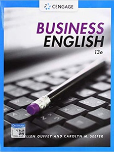 Business English 13th Edition by Carolyn Seefer, Mary Ellen Guffey
