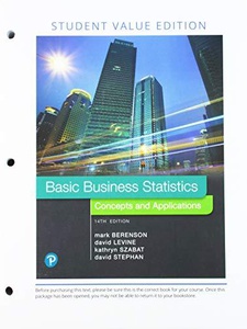 Basic Business Statistics: Concepts And Applications - 9780135192276 ...