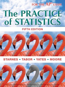 The Practice of Statistics for the AP Exam 5th Edition by Daniel S. Yates, Daren S. Starnes, David Moore, Josh Tabor