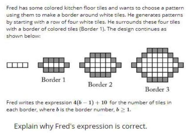 Fred has same colored kitchen floor tiles and wants to choos Quizlet