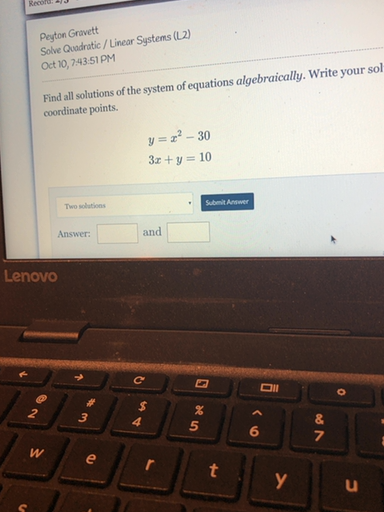 find-all-solutions-of-the-system-of-equations-algebraically-quizlet