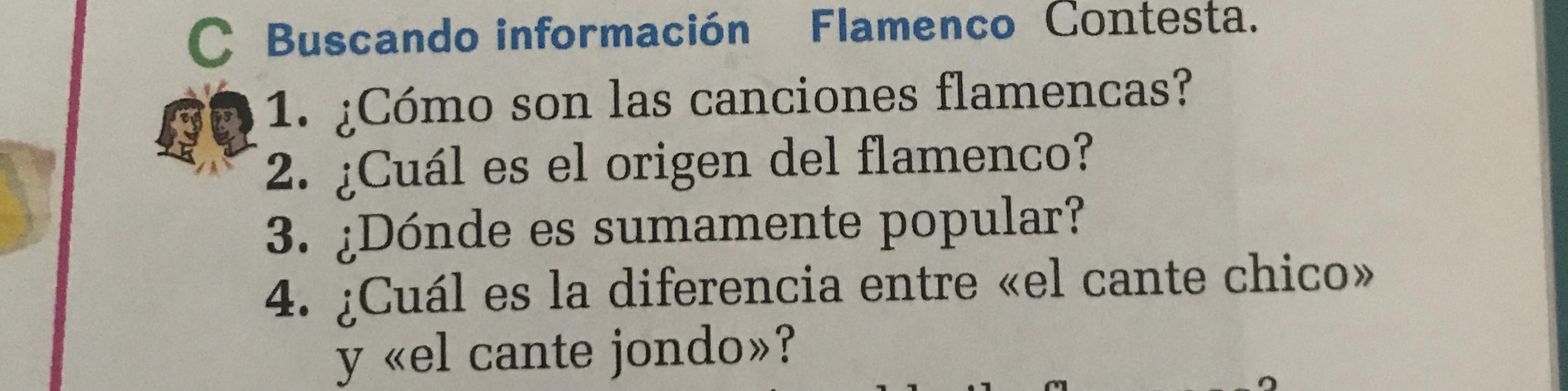 C Buscando Informacien Flamenco Contesta Ae A Wa Enn Lac Canciones Flamencas I An 2 Cual Es El Origen Del Flamenco U A Tenda Ac Em