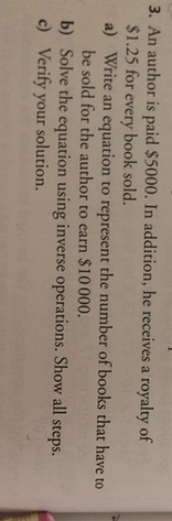 An author is paid $5000. In addition, he receives a royalty | Quizlet