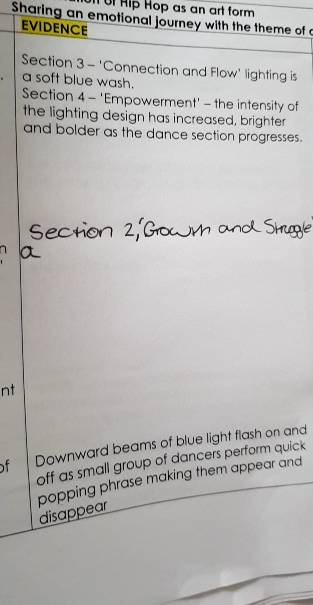 Mecton Steps A Narn Eae Cua Ae Eee Em Ne Lighting Design Has Increased Brighter And Bolder As The Dance Section Progresses Es Ie Ee 7 Ee Ml Ofourp Mw