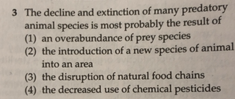 The decline and extinction of many predatory animal species | Quizlet The decline and extinction of many predatory animal species | Quizlet
