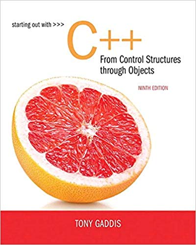 starting out with c++ checkpoint answers