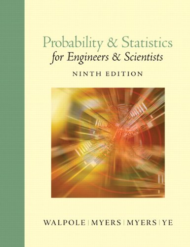 Probability and Statistics for Engineers and Scientists - 9th 