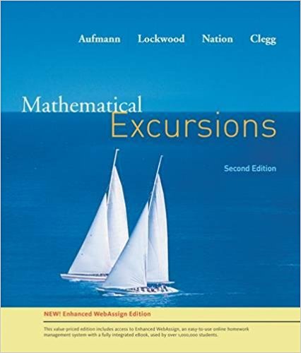 Bundle: Mathematical Excursions, Loose-leaf Version, 4th + WebAssign,  Single-Term Printed Access Card: Aufmann, Richard N., Lockwood, Joanne,  Nation, Richard D., Clegg, Daniel K.: 9781337605052: : Books