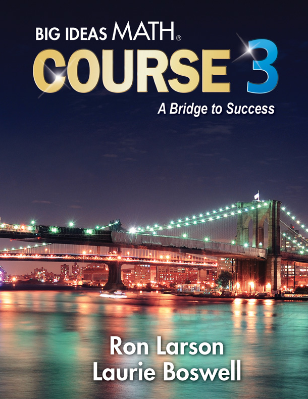 Big Ideas Math Course 3 A Bridge to Success 9781680331264 Exercise