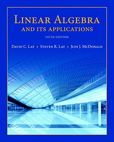 Linear Algebra And Its Applications - 9780321982384 - Exercise 11 | Quizlet