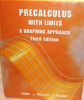 Larson Precalculus with Limits: A Graphing Approach - 9780618052912 ...